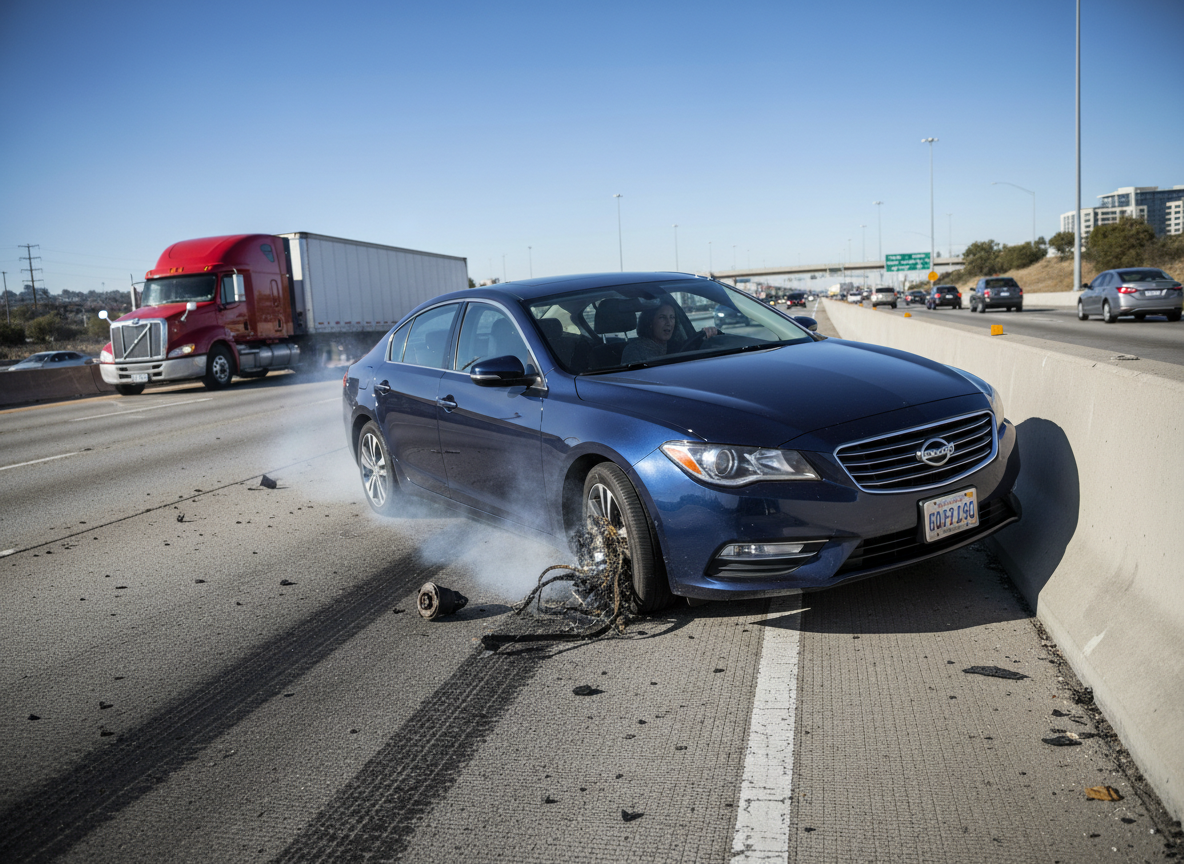 Brake failures tire blowouts and steering issues can trigger crashes geo tagged